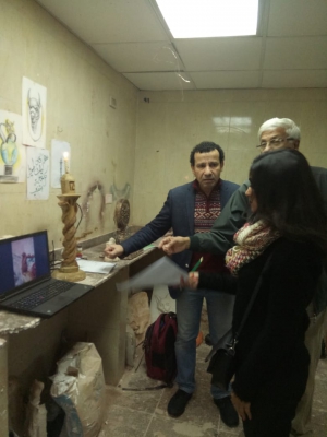 فاعليات تقييم مقرر تصميم النحت المجسم (5) بقسم النحت و التشكيل المعمارى و الترميم