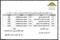 تهنئة الطلاب الاوائل بالفرقة الرابعة بقسم التصميم الداخلى والاثاث