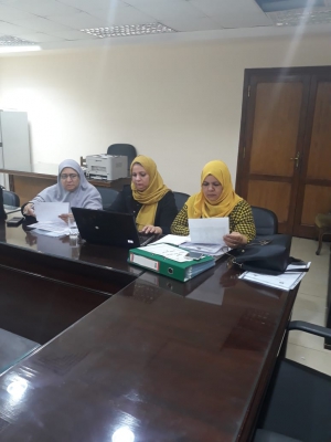 زيارة متابعة ودعم فني "لمشروع دعم الفاعلية التعليمية للطلاب" لكلية الفنون التطبيقية