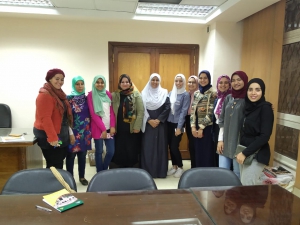 لقاءا تعريفيا بأهداف ورؤية ورسالة وحدة مناهضة العنف ضد المرأة لجامعة بنها