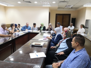 فاعليات اجتماعات الاعداد للائحه جديده لمرحلة الدراسات العليا