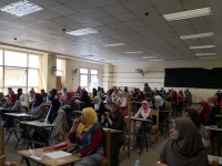 من فعاليات أختبارات القدرات المؤهله للألتحاق بكلية الفنون التطبيقية -جامعة بنها