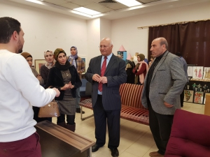 زيارة لجنة اختيار افضل كلية بجامعة بنها