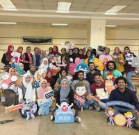 فاعليات تقييم مقرر تصميم الوسائل التعليمية المطبوعة بقسم الإعلان و الطباعة و النشر لدور مايو 2018