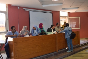 فاعليات تقييم مقرر اسس تصميم (2)  للفرقة الإعدادي ساعات معتمده للعام 2018-2019