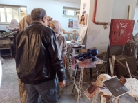 فاعليات تقييم مقرر طبيعة حية (1) للفرقة الأولي ـ الفصل الخريفي ـ للعام الجامعي 2025 - 2026 قسم (النحت والتشكيل المعماري والترميم)