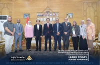 جامعة بنها يشهد توقيع بروتوكول تعاون بين برنامج علوم تصميم وإنتاج الأثاث - كلية الفنون التطبيقية وغرفة صناعة منتجات الأخشاب والأثاث