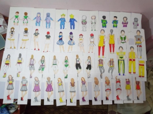 تقييم مادة تصميم أطفال الفرقة الاولى قسم تكنولوجيا الملابس والموضة