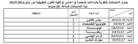 تجهيز قاعات الامتحان لتواصل الامتحان يوم السبت ١٠يناير