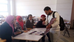 فاعليات تقييم مقرر تصميم أزياء سيدات بالفرقة الثانية قسم تك الملابس والموضة