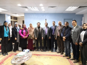 فاعليات زيارة لجنة متابعة الخطة الاستراتيجية لكلية الفنون التطبيقية