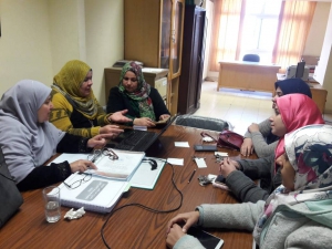 دعم فني ومتابعة لمشروع دعم الفاعيلية التعليمية لكلية الفنون التطبيقية