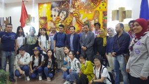 الفنون التطبيقية تستقبل وفد جامعة بكين للغابات