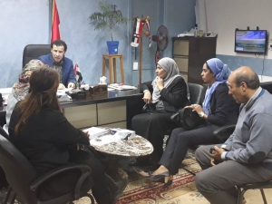 إجتماع الفريق الاداري لمشروع دعم وتطوير الفاعلية التعليمية برئاسة العميد لشهر ديسمبر