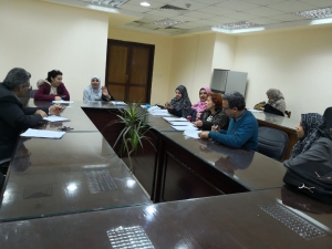 اجتماع شهر ابريل للجنة شئون التعليم والطالب