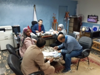 اجتماع الفريق الإداري لمشروع دعم وتطويرالفاعليه التعليميه لشهر ابريل