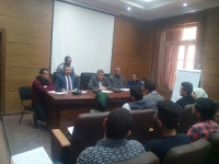 القاضى فى أول لقاء بإتحاد طلاب الجامعة :ضرورة الإهتمام بالتفاعل بين الإتحاد وطلاب الجامعة