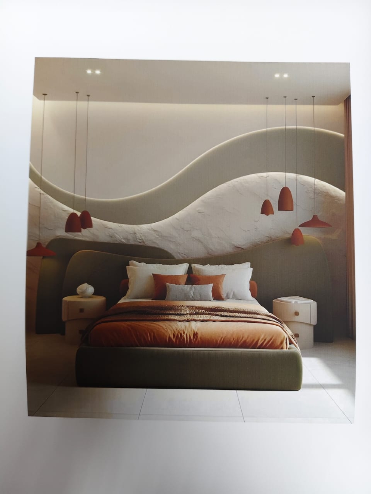 نماذج من أعمال طلاب الفرقة الثالثه لمقرر المشروع (1) سكنى ببرنامج علوم تصميم و إنتاج الأثاث